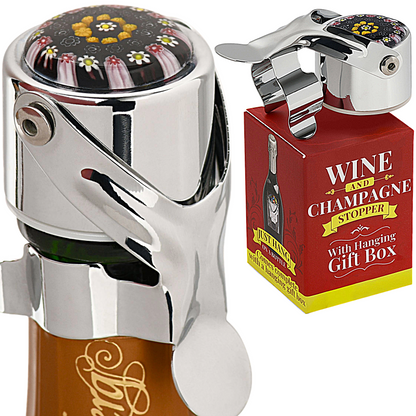Leakproof Wine & Champagne Stopper (BLACK)