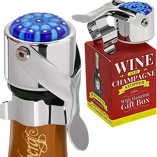 Leakproof Wine & Champagne Stopper (BLUE)