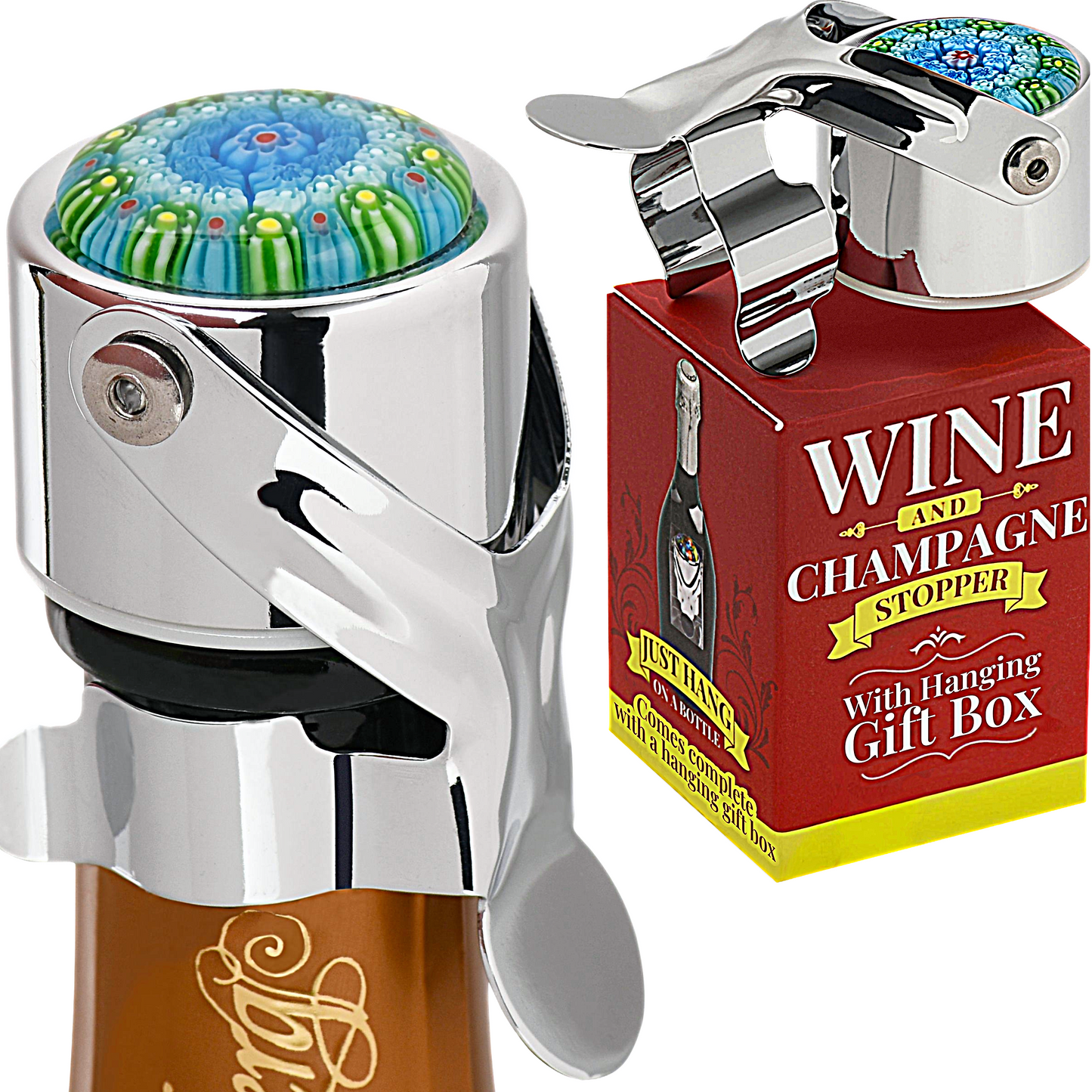 Leakproof Wine & Champagne Stopper (GREEN)