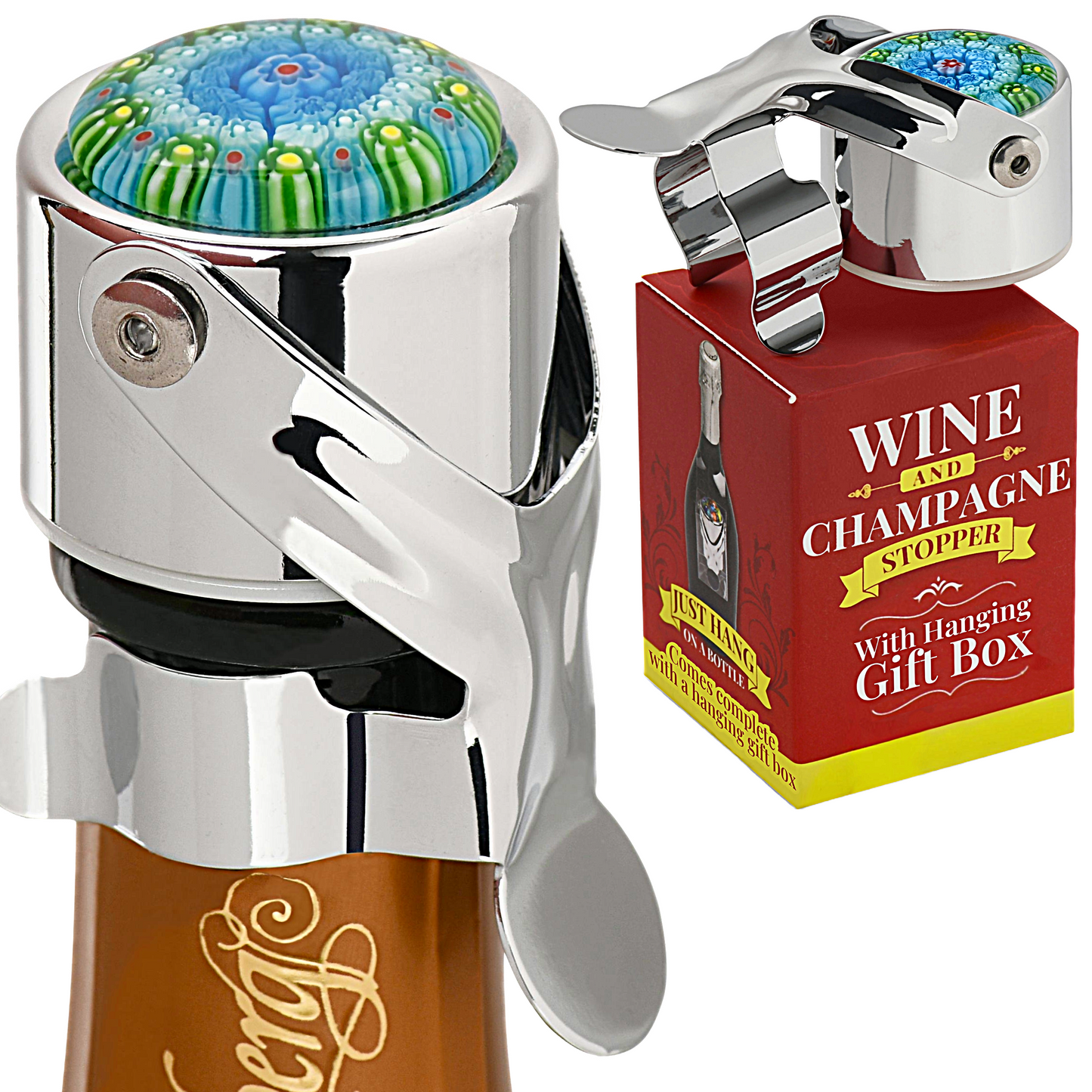 Leakproof Wine & Champagne Stopper (GREEN)