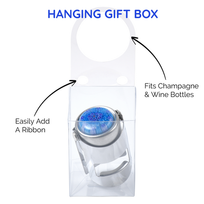 Millefiori Champagne Stopper (BLUE)