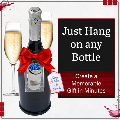 Millefiori Champagne Stopper (BLUE)