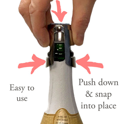 Millefiori Champagne Stopper (GREEN)