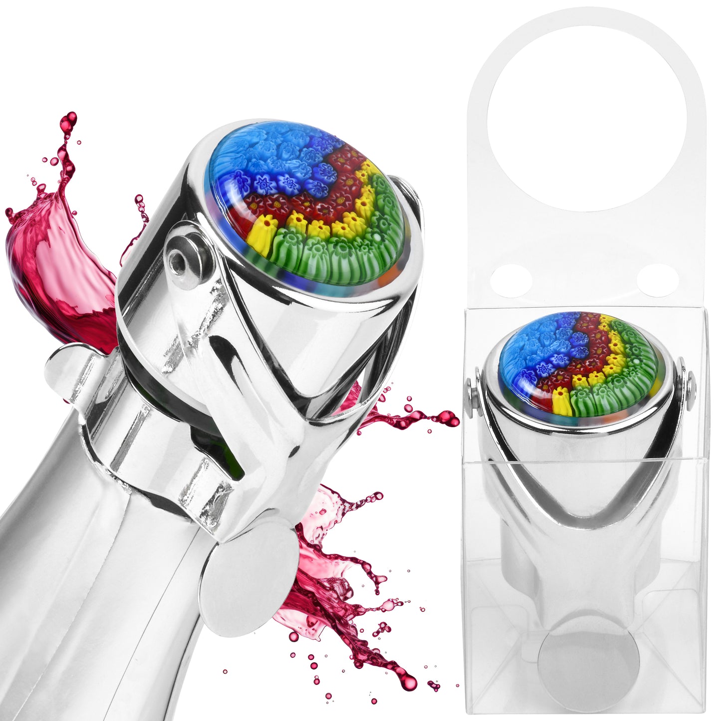 Leakproof Wine & Champagne Stopper (WATERFALL)