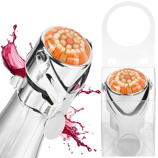 Leakproof Wine & Champagne Stopper (ORANGE)